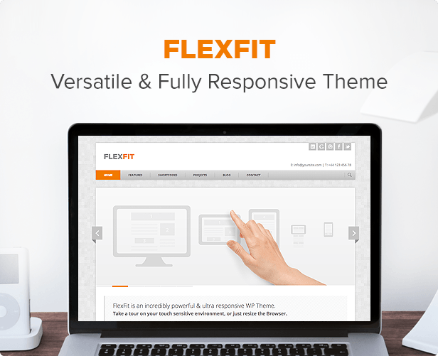 FlexFit - Responsive Business WordPress Theme - 1